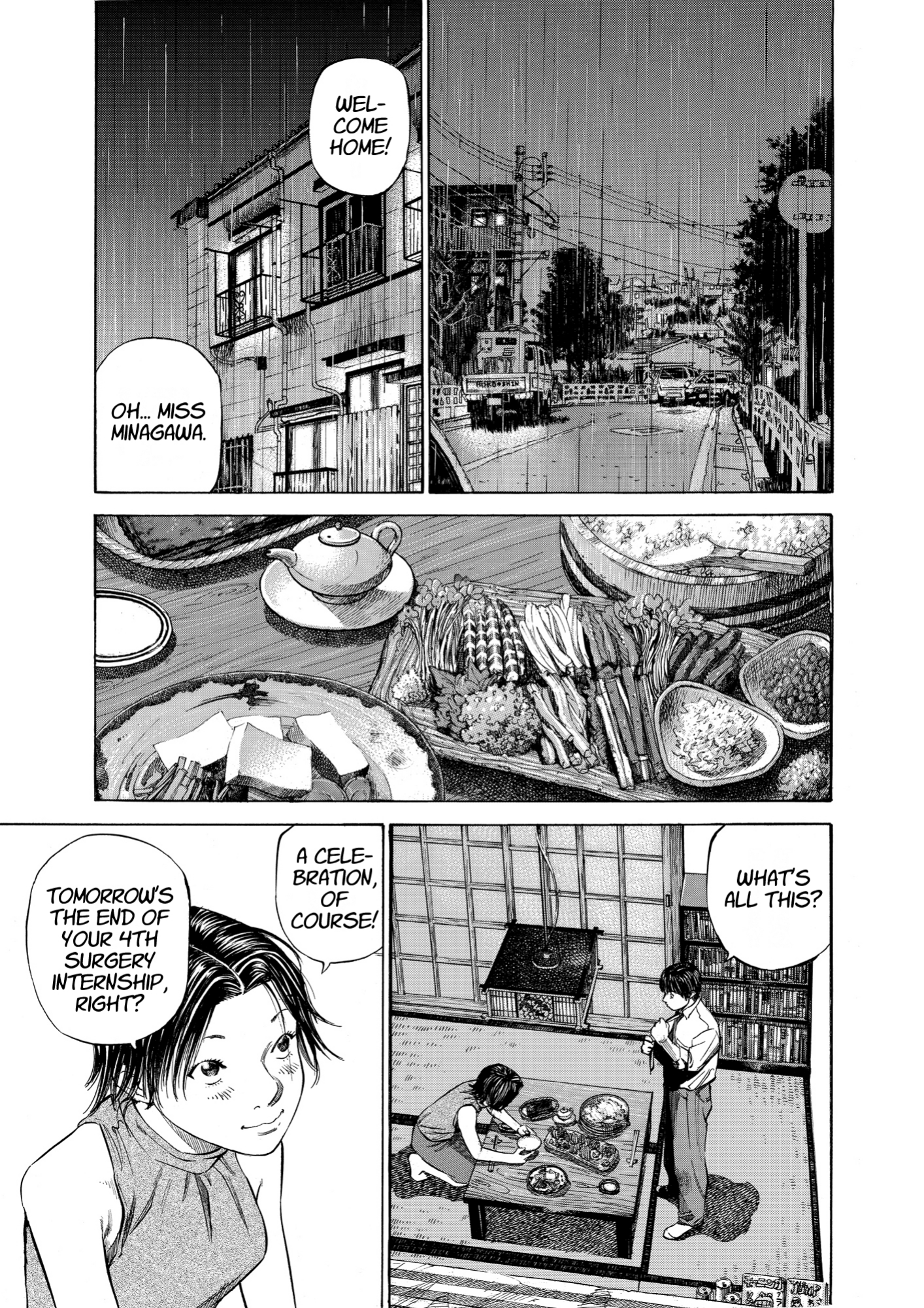 Give My Regards to Black Jack, page 43. Give My Regards to Black Jack. SHUHO SATO. https://densho810.com/free/