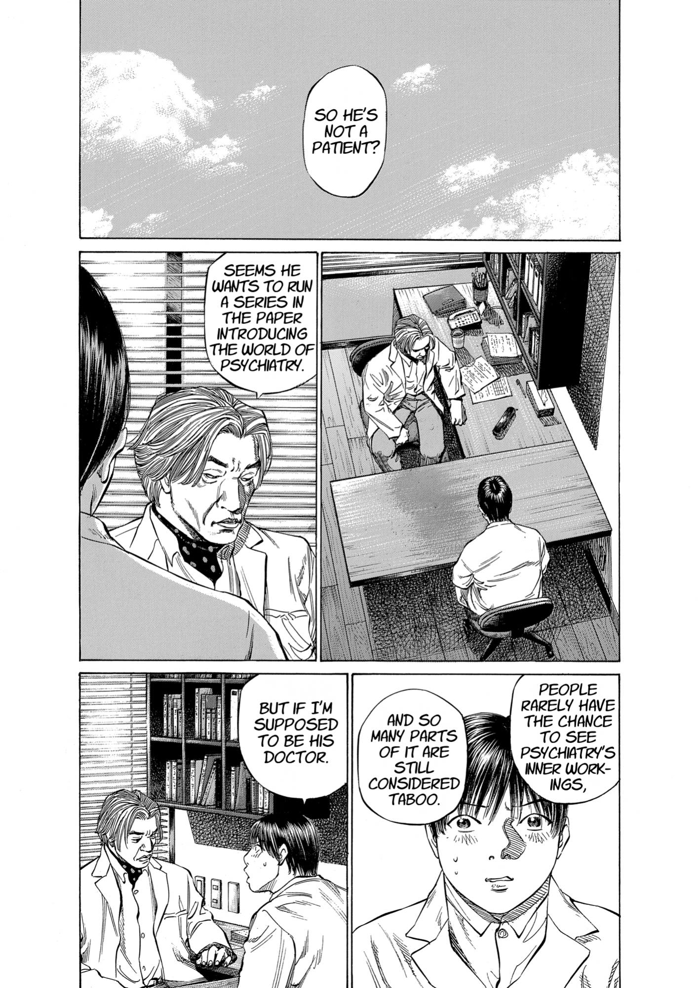 Give My Regards to Black Jack, page 27. Give My Regards to Black Jack. SHUHO SATO. https://densho810.com/free/