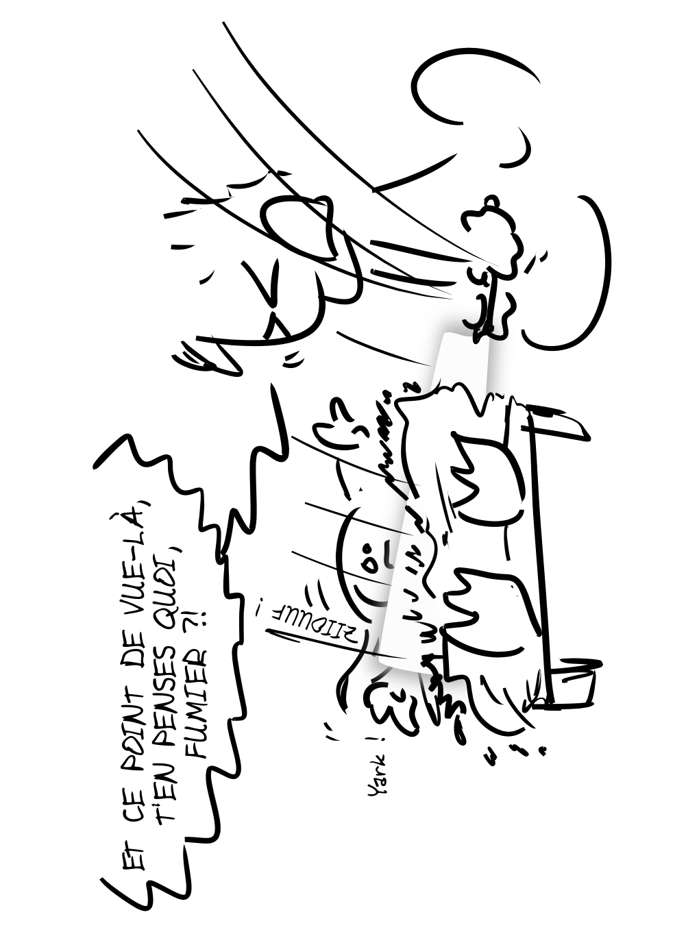Grise Bouille, Tome I, page 122. Grise Bouille, Tome I by Gee (Simon Giraudot), CC BY-SA 2.0 France. https://editions.ptilouk.net/gb01/