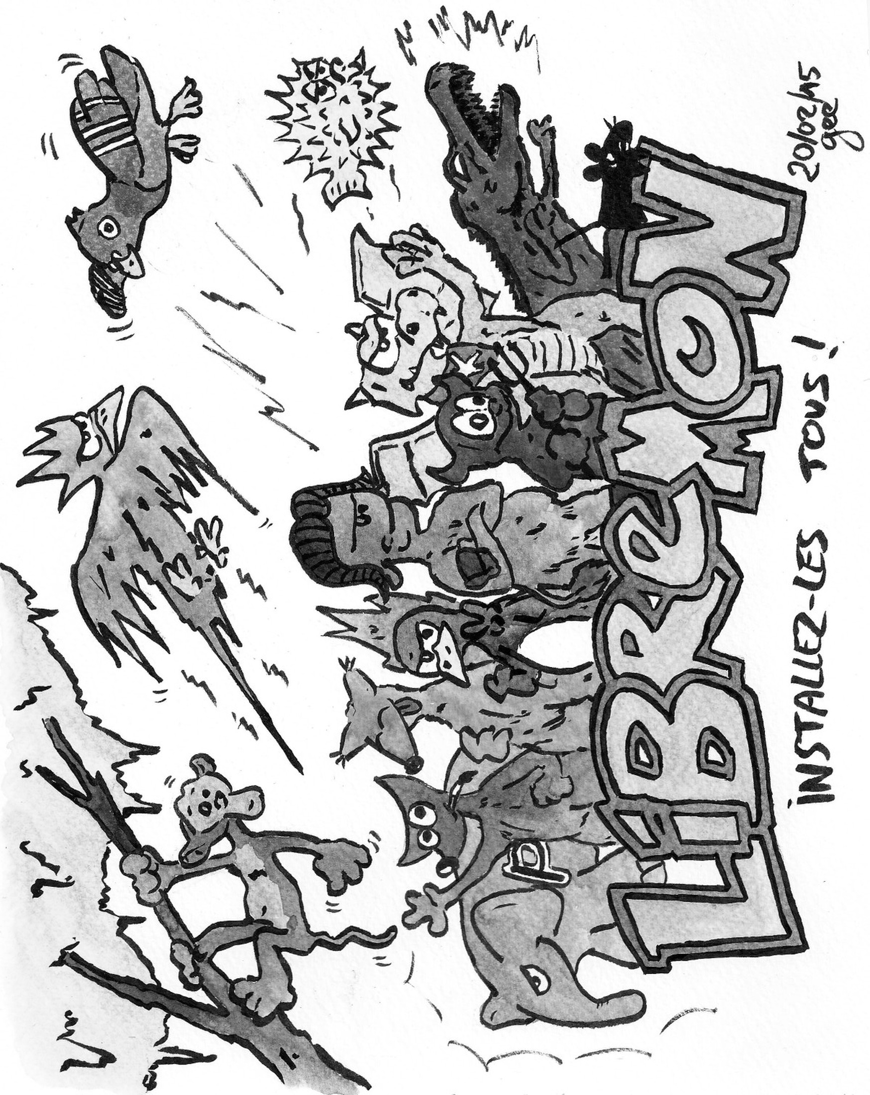 Grise Bouille, Tome I, page 402. Grise Bouille, Tome I by Gee (Simon Giraudot), CC BY-SA 2.0 France. https://editions.ptilouk.net/gb01/
