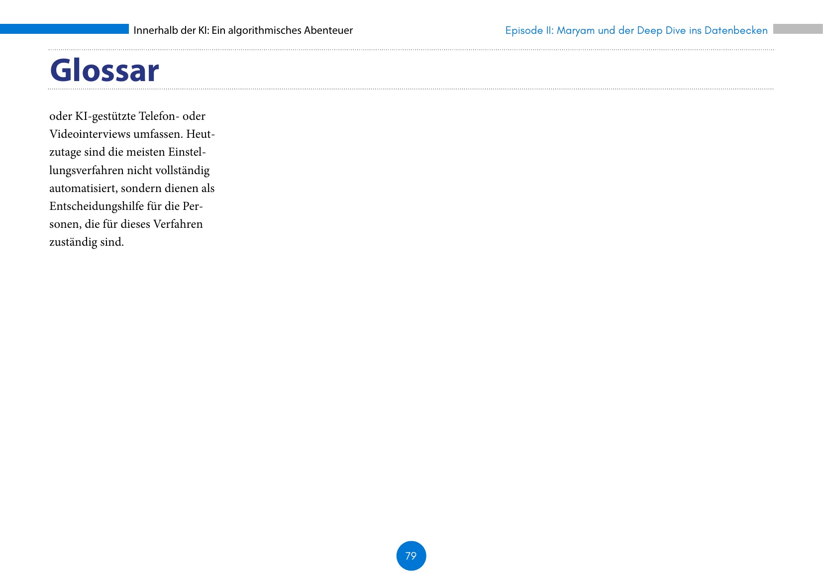 Innerhalb der KI: Ein algorithmisches Abenteuer (UNESCO / Deutsche UNESCO-Kommission / IRCAI 2023), Seite 79. CC BY-SA 3.0 IGO.