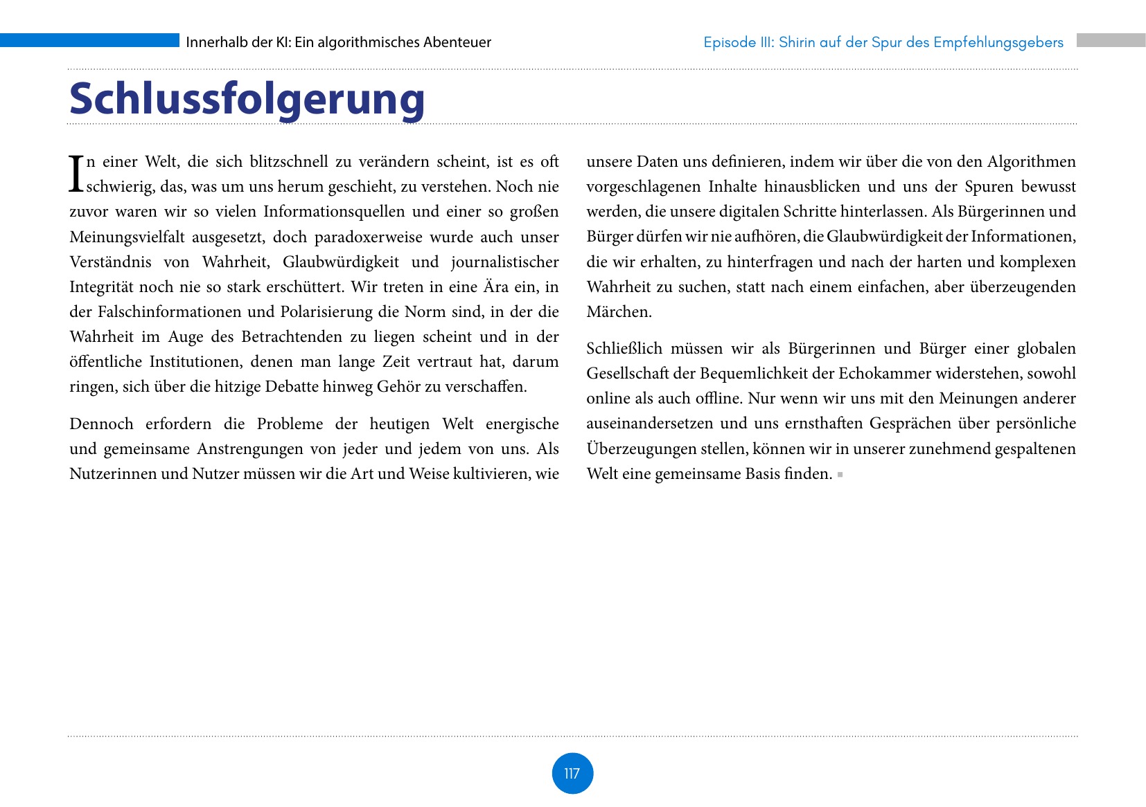 Innerhalb der KI: Ein algorithmisches Abenteuer (UNESCO / Deutsche UNESCO-Kommission / IRCAI 2023), Seite 117. CC BY-SA 3.0 IGO.