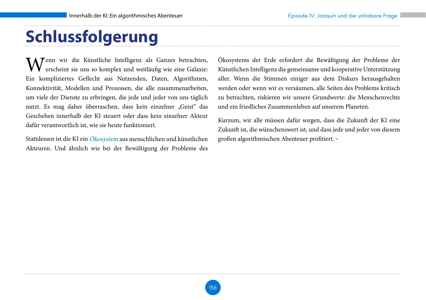 Innerhalb der KI: Ein algorithmisches Abenteuer (UNESCO / Deutsche UNESCO-Kommission / IRCAI 2023), Seite 156. CC BY-SA 3.0 IGO.