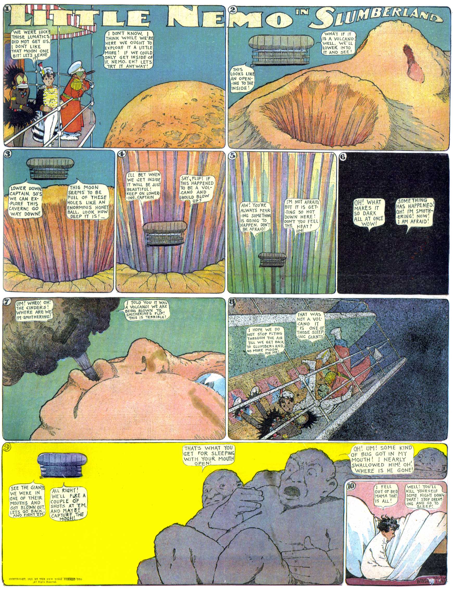 Little Nemo in Slumberland (1905–1914), page 236. Little Nemo in Slumberland by Winsor McCay. Public domain in the United States. https://archive.org/details/LittleNemo1905-14FromWinsorMccayAsCbz