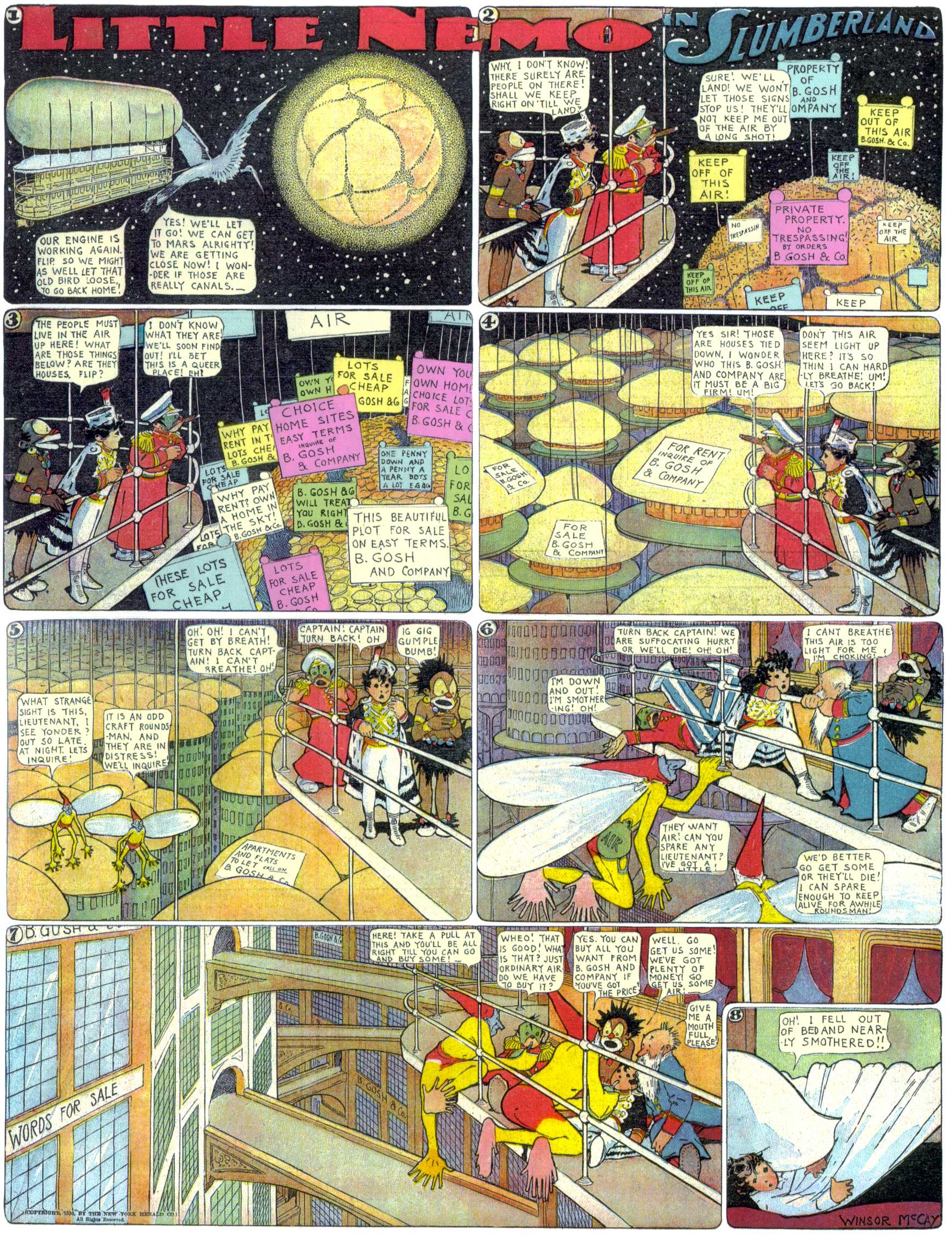 Little Nemo in Slumberland (1905–1914), page 238. Little Nemo in Slumberland by Winsor McCay. Public domain in the United States. https://archive.org/details/LittleNemo1905-14FromWinsorMccayAsCbz