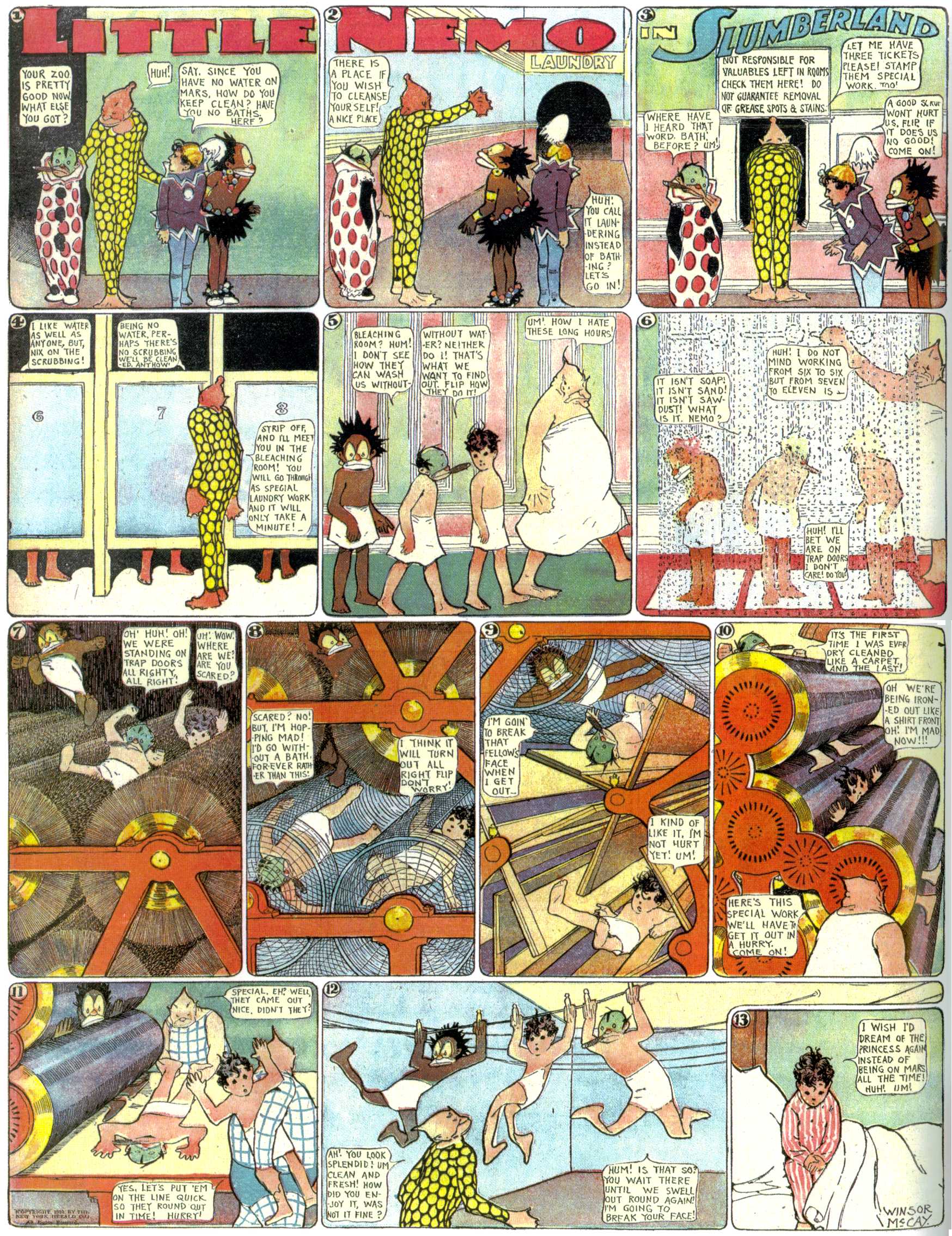 Little Nemo in Slumberland (1905–1914), page 253. Little Nemo in Slumberland by Winsor McCay. Public domain in the United States. https://archive.org/details/LittleNemo1905-14FromWinsorMccayAsCbz