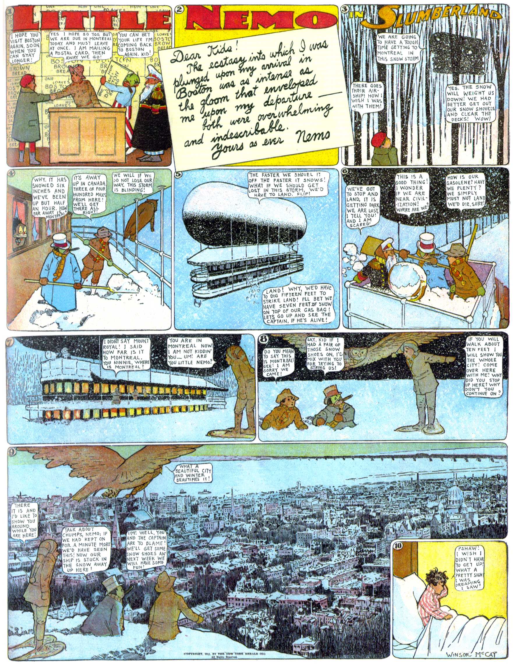 Little Nemo in Slumberland (1905–1914), page 276. Little Nemo in Slumberland by Winsor McCay. Public domain in the United States. https://archive.org/details/LittleNemo1905-14FromWinsorMccayAsCbz