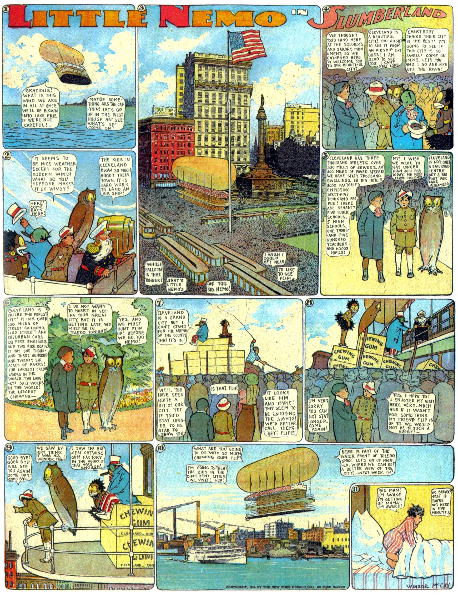 Little Nemo in Slumberland (1905–1914), page 284. Little Nemo in Slumberland by Winsor McCay. Public domain in the United States. https://archive.org/details/LittleNemo1905-14FromWinsorMccayAsCbz