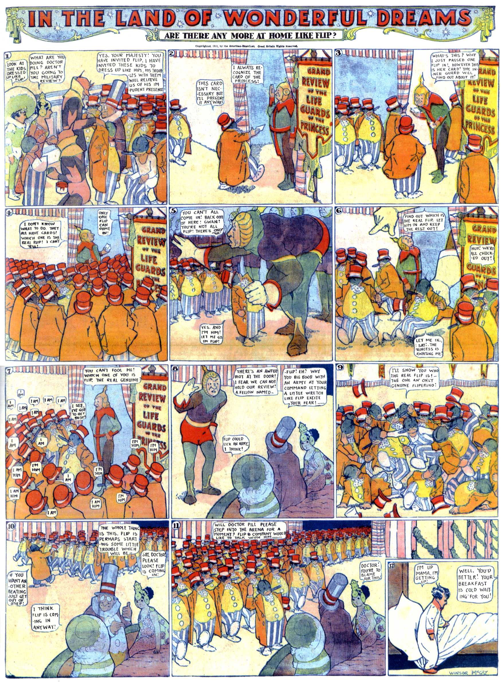 Little Nemo in Slumberland (1905–1914), page 310. Little Nemo in Slumberland by Winsor McCay. Public domain in the United States. https://archive.org/details/LittleNemo1905-14FromWinsorMccayAsCbz