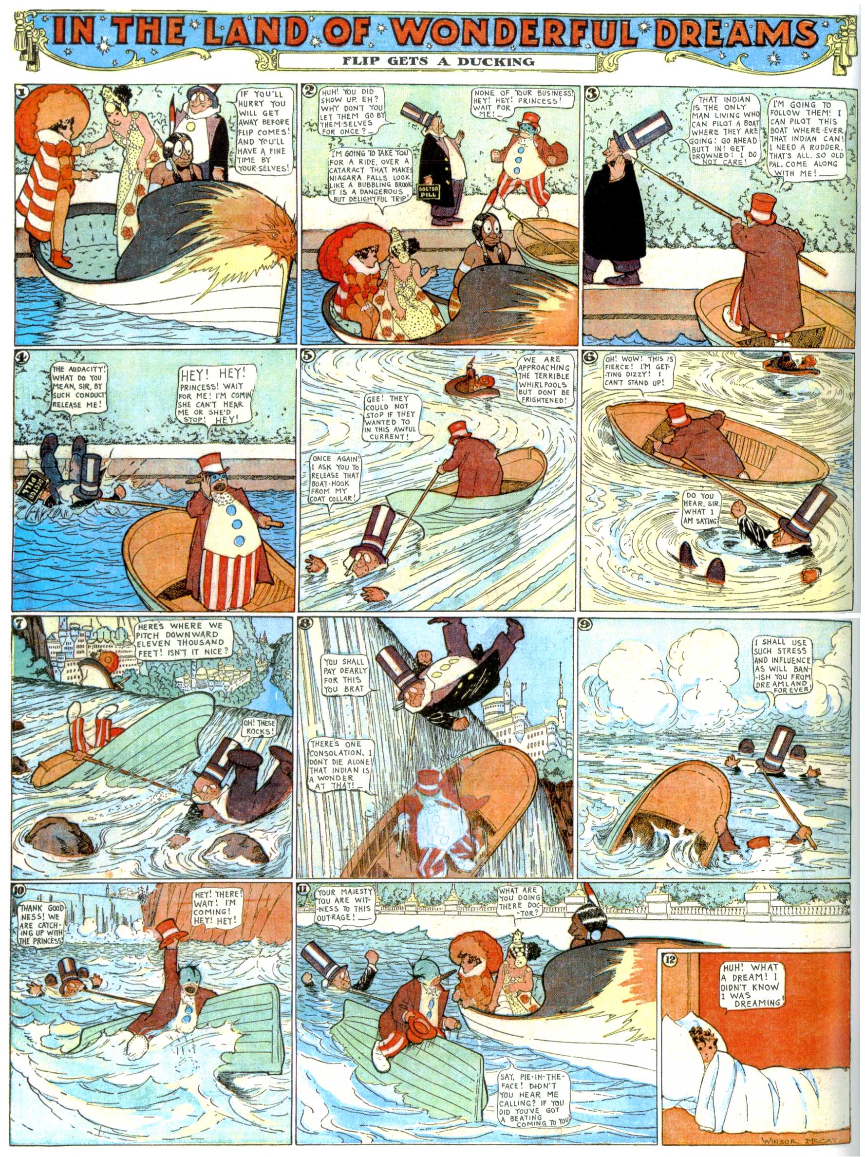 Little Nemo in Slumberland (1905–1914), page 315. Little Nemo in Slumberland by Winsor McCay. Public domain in the United States. https://archive.org/details/LittleNemo1905-14FromWinsorMccayAsCbz