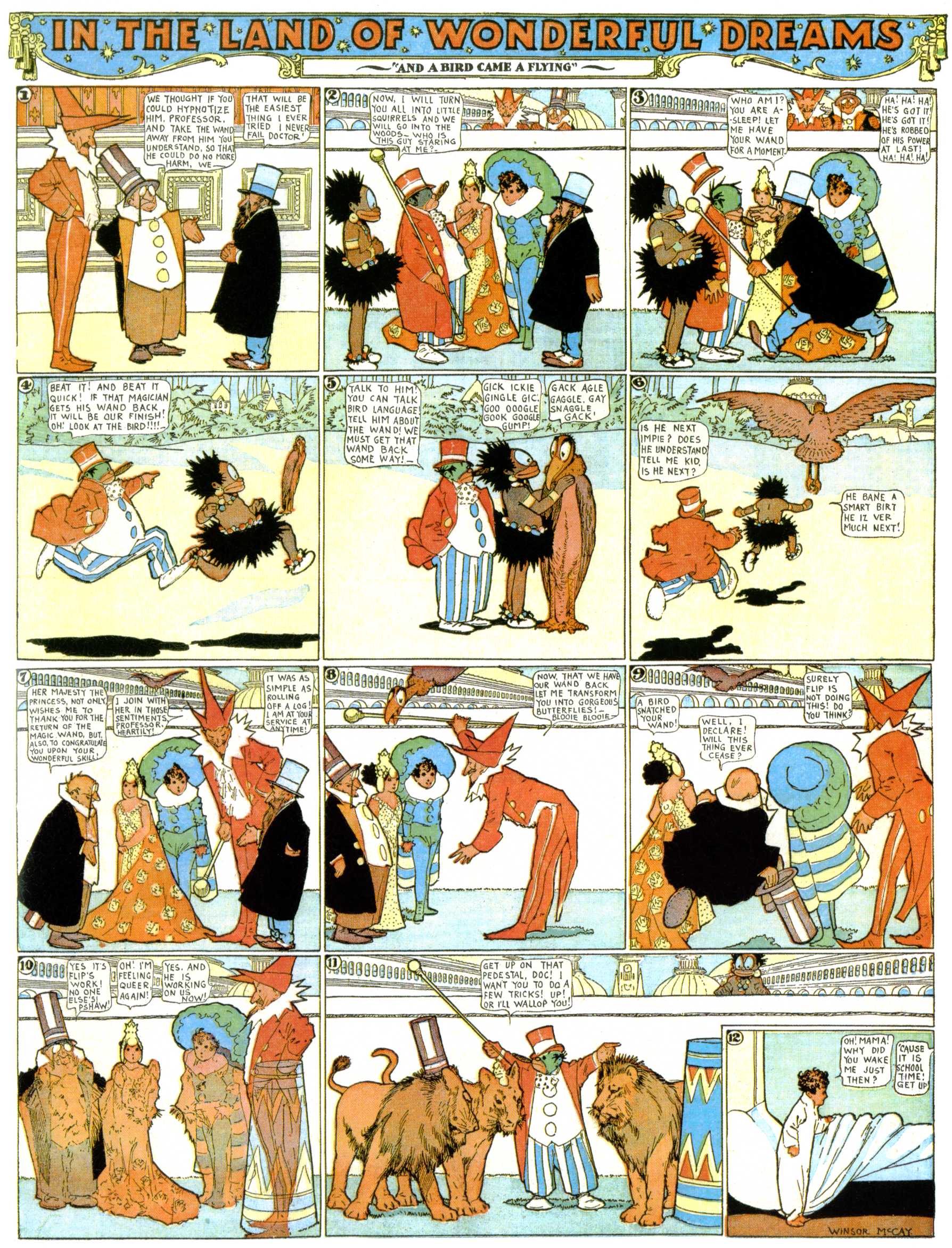 Little Nemo in Slumberland (1905–1914), page 330. Little Nemo in Slumberland by Winsor McCay. Public domain in the United States. https://archive.org/details/LittleNemo1905-14FromWinsorMccayAsCbz