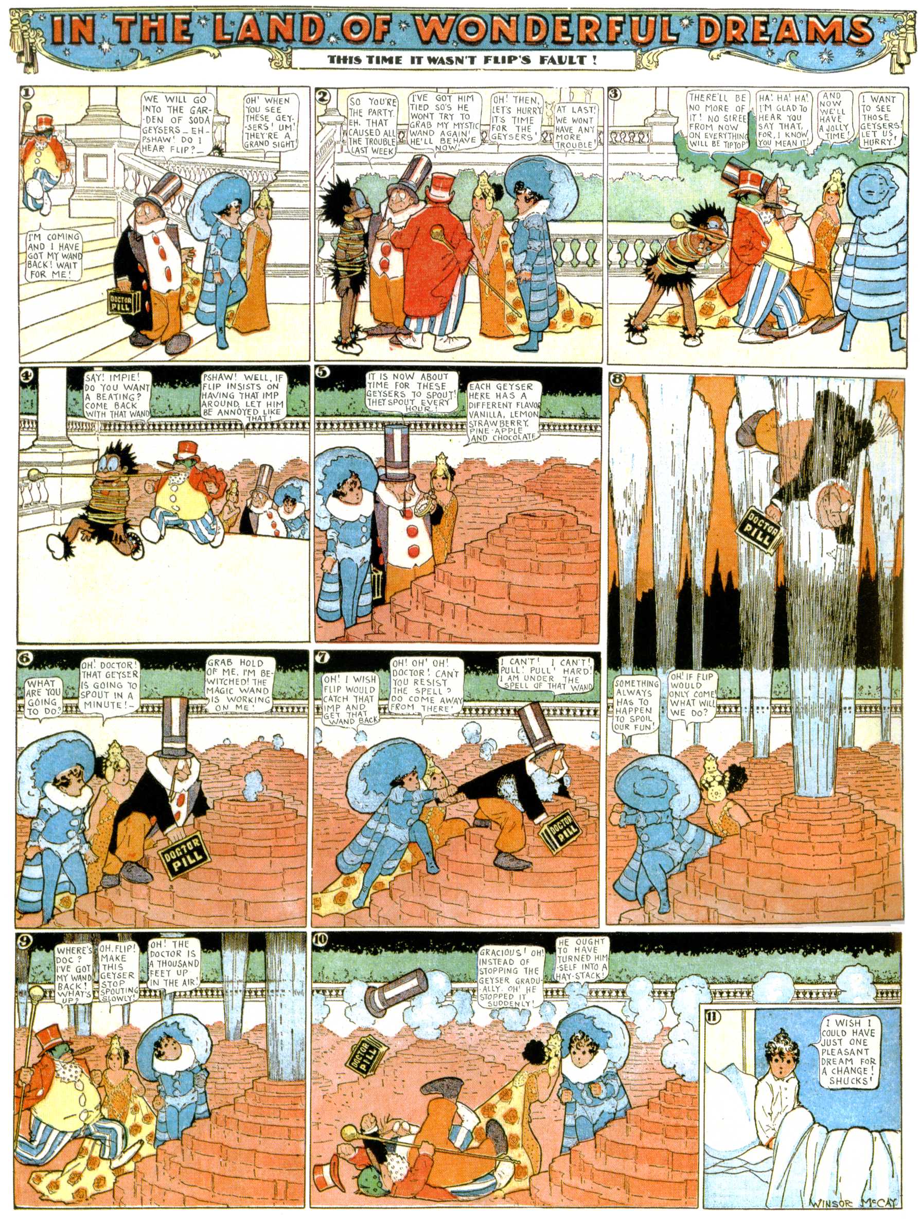 Little Nemo in Slumberland (1905–1914), page 333. Little Nemo in Slumberland by Winsor McCay. Public domain in the United States. https://archive.org/details/LittleNemo1905-14FromWinsorMccayAsCbz