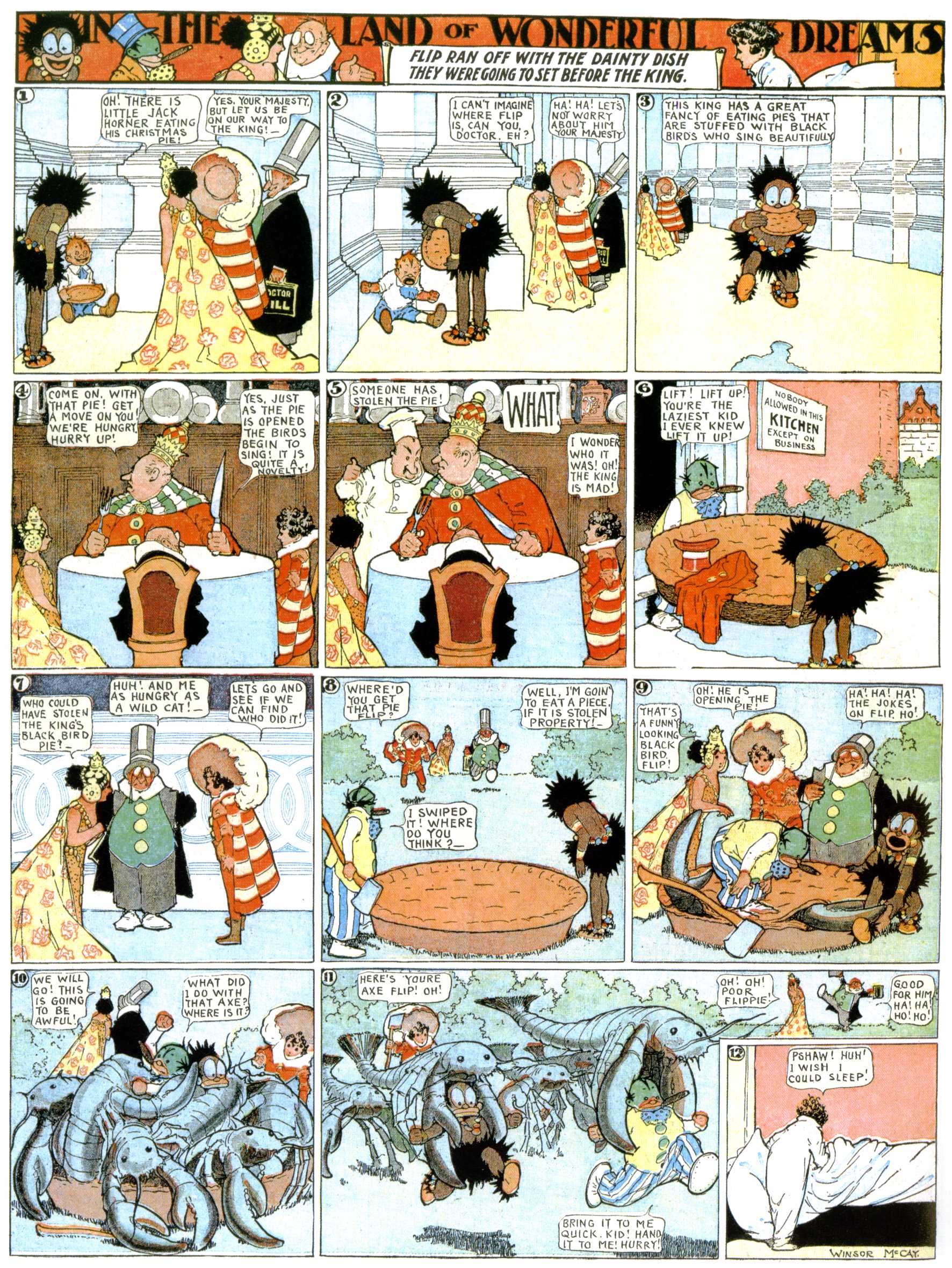 Little Nemo in Slumberland (1905–1914), page 341. Little Nemo in Slumberland by Winsor McCay. Public domain in the United States. https://archive.org/details/LittleNemo1905-14FromWinsorMccayAsCbz