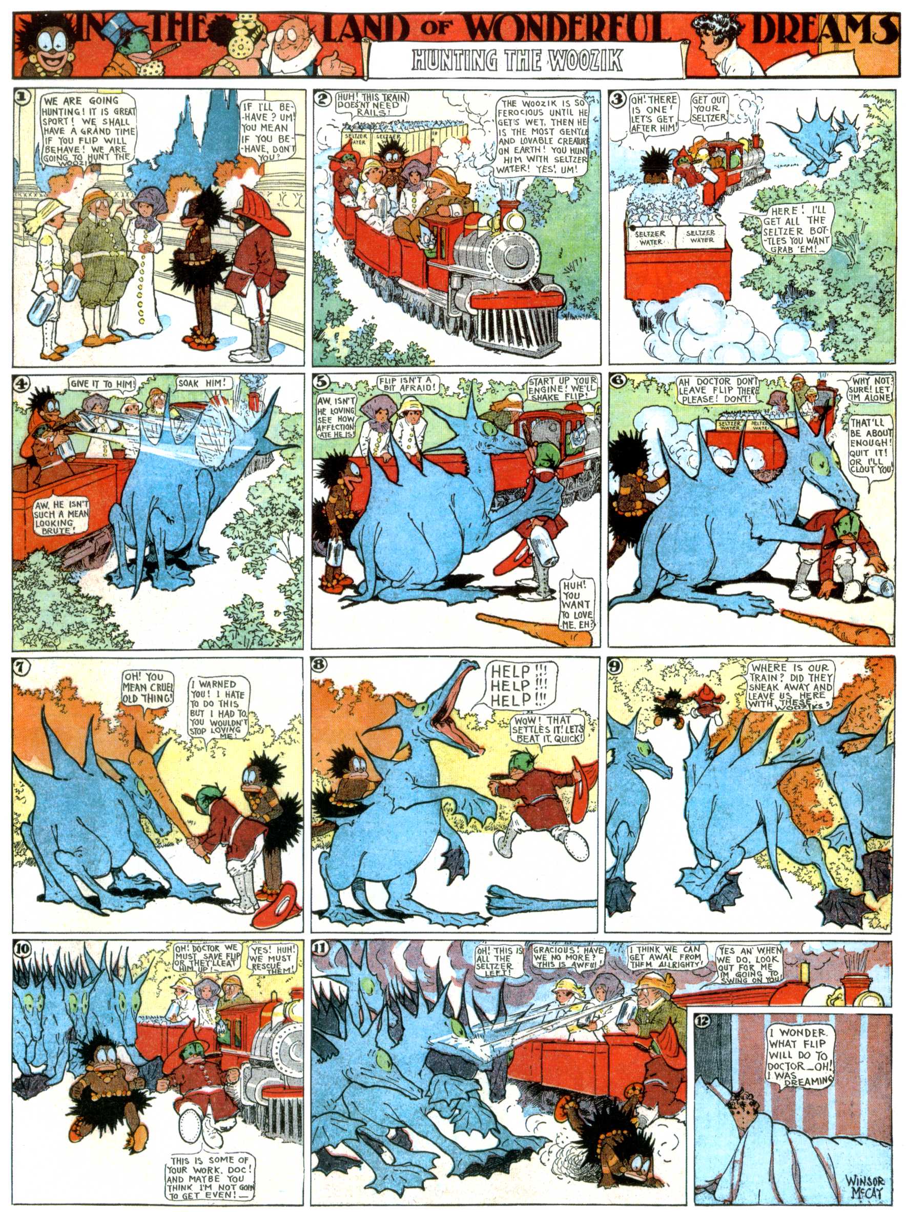 Little Nemo in Slumberland (1905–1914), page 347. Little Nemo in Slumberland by Winsor McCay. Public domain in the United States. https://archive.org/details/LittleNemo1905-14FromWinsorMccayAsCbz