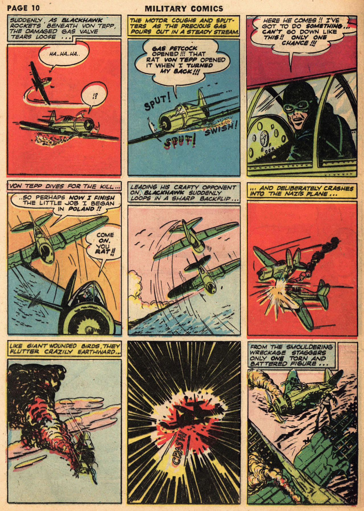 Military Comics #1 (Quality Comics), page 12. Public domain (US).