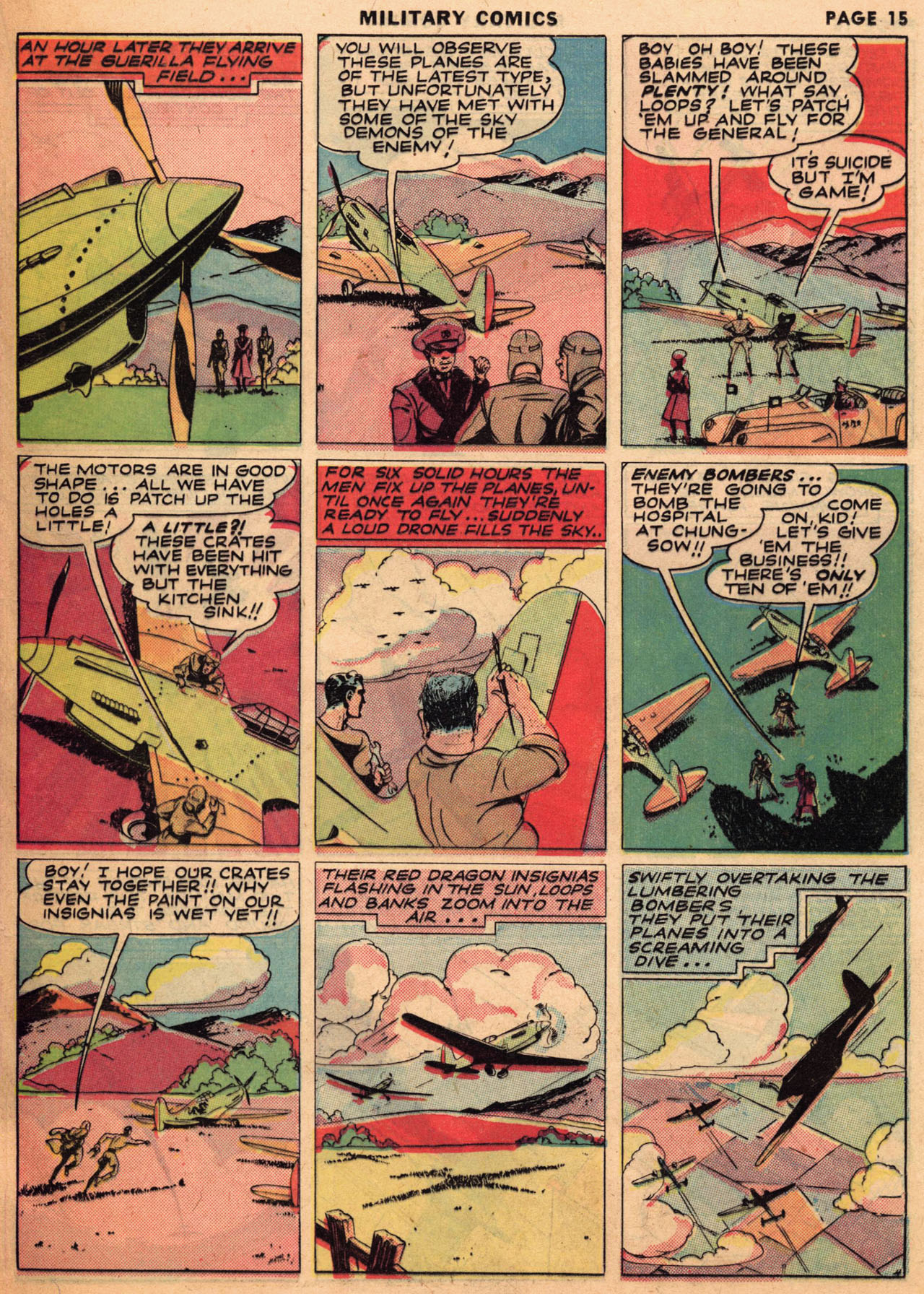 Military Comics #1 (Quality Comics), page 16. Public domain (US).