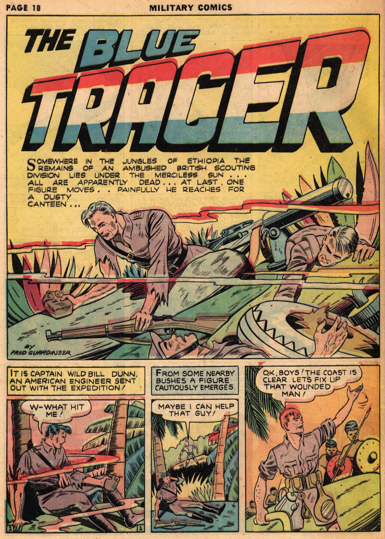 Military Comics #1 (Quality Comics), page 19. Public domain (US).