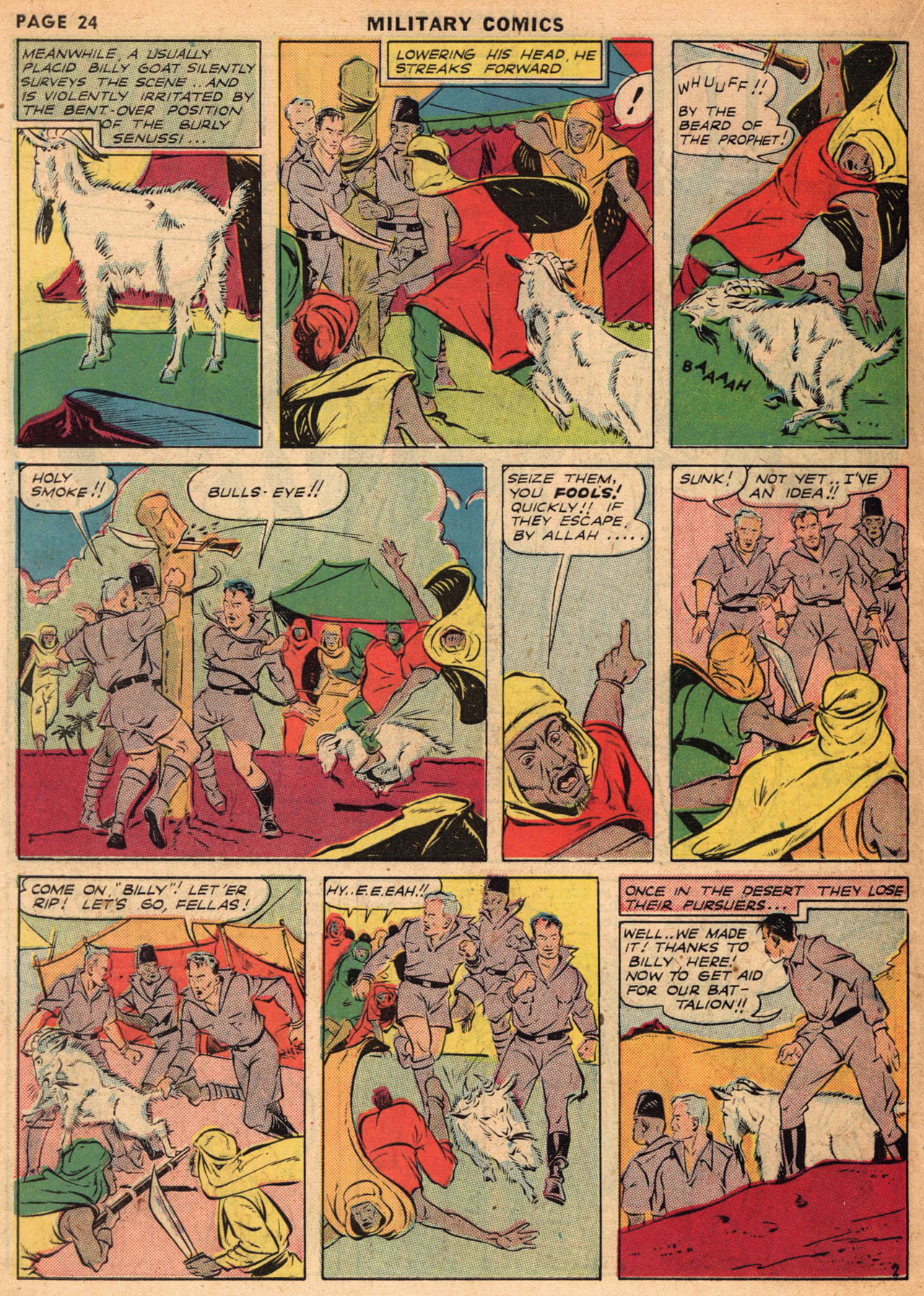 Military Comics #1 (Quality Comics), page 25. Public domain (US).