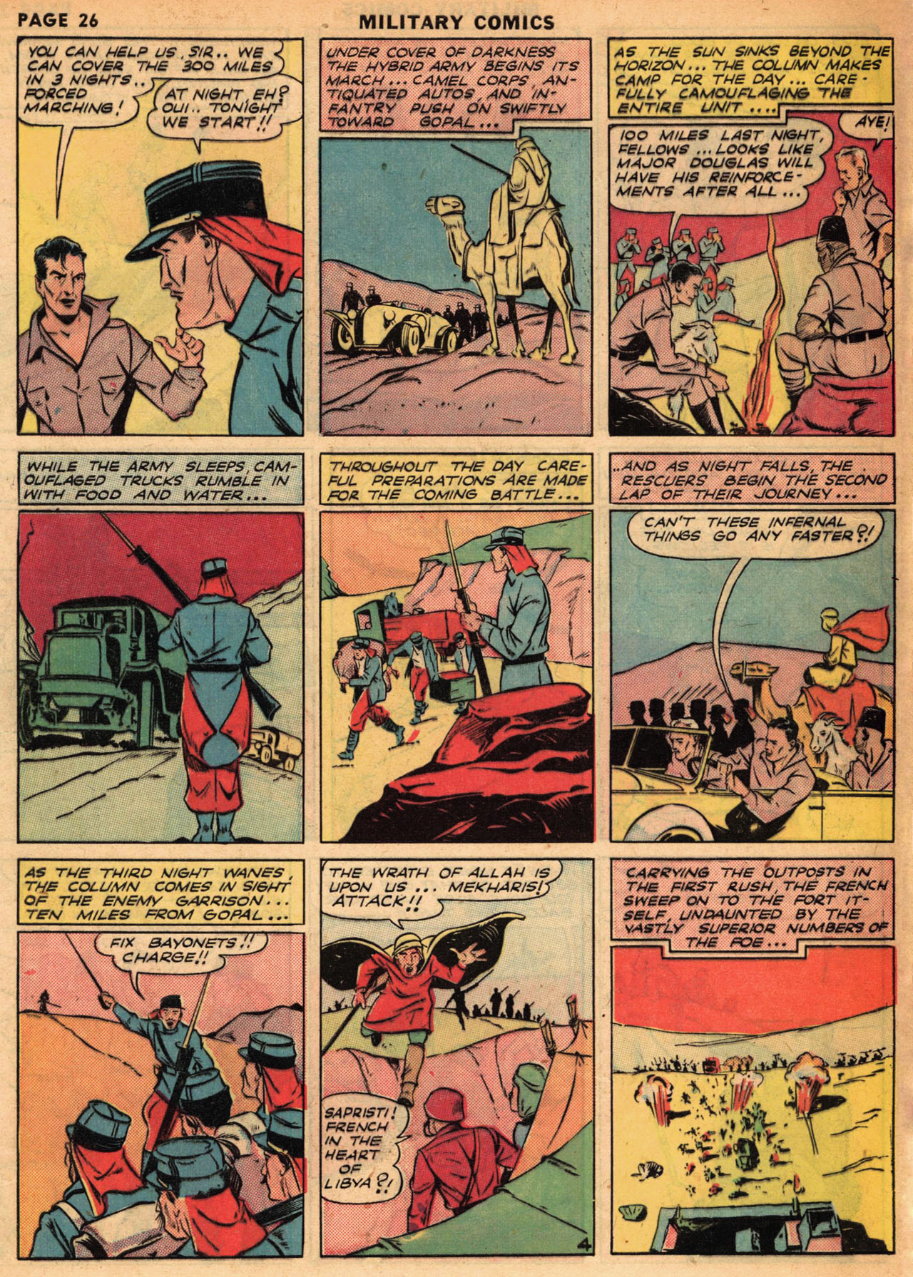 Military Comics #1 (Quality Comics), page 27. Public domain (US).