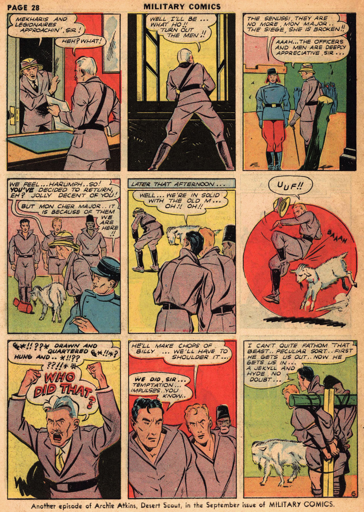 Military Comics #1 (Quality Comics), page 29. Public domain (US).