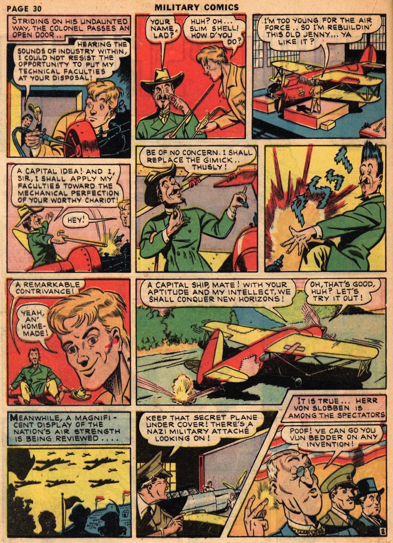 Military Comics #1 (Quality Comics), page 31. Public domain (US).