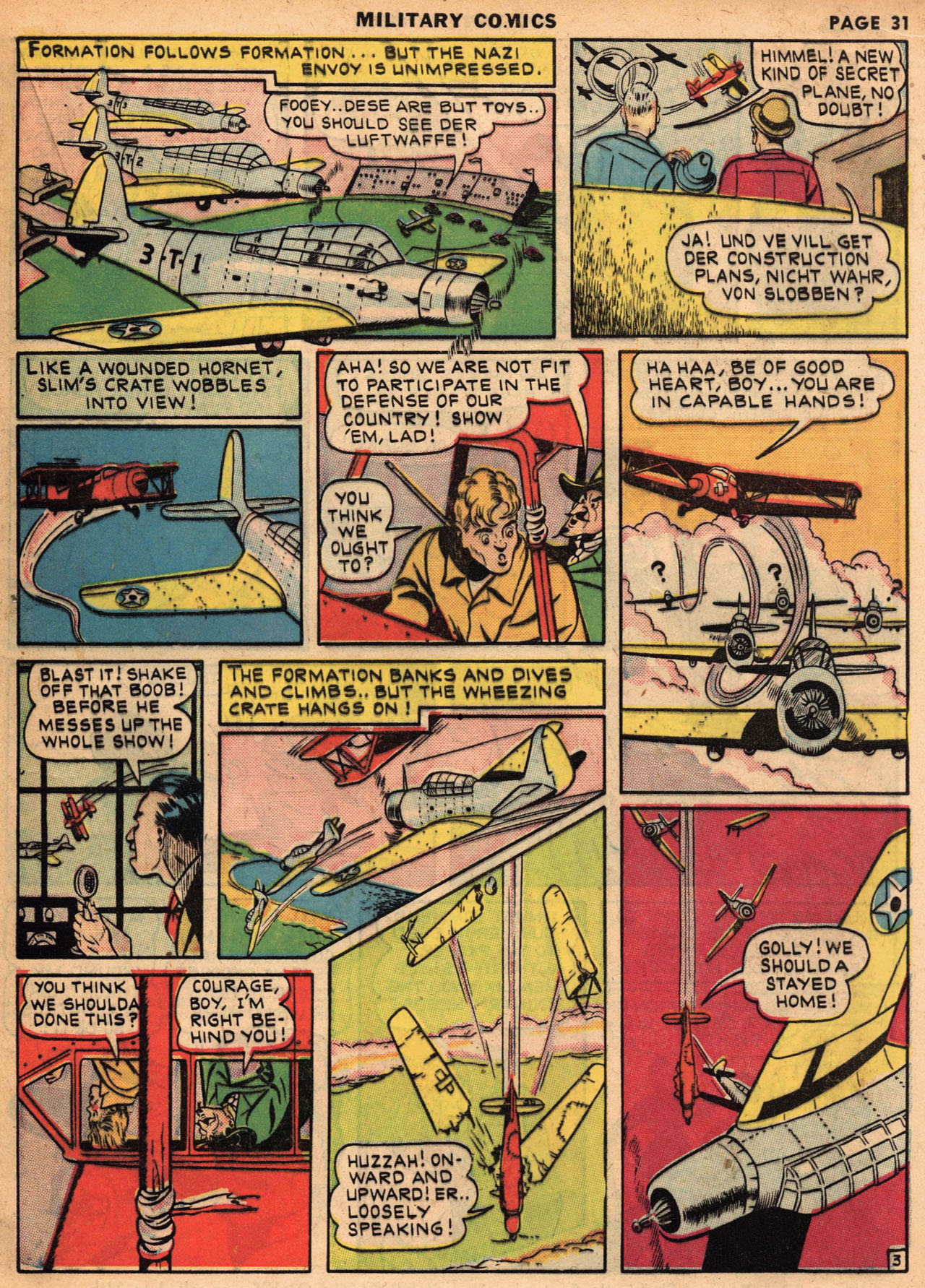 Military Comics #1 (Quality Comics), page 32. Public domain (US).