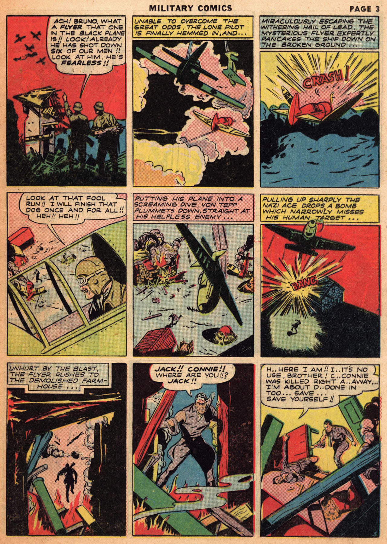 Military Comics #1 (Quality Comics), page 5. Public domain (US).