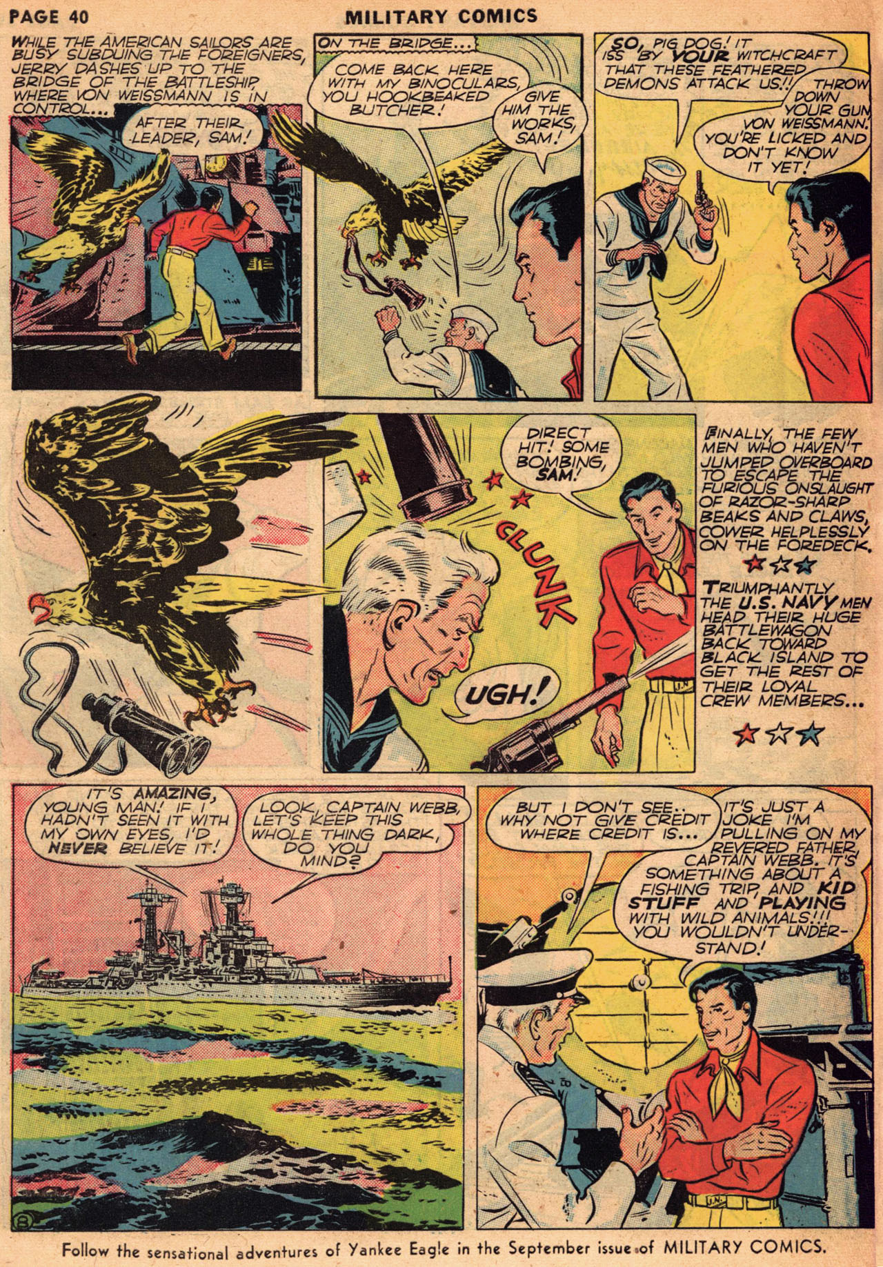 Military Comics #1 (Quality Comics), page 41. Public domain (US).