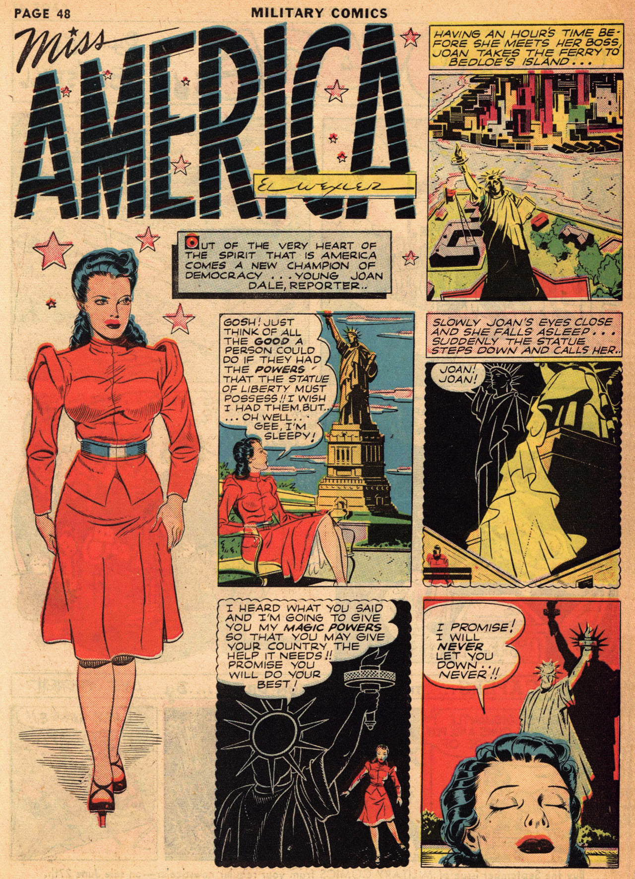 Military Comics #1 (Quality Comics), page 49. Public domain (US).