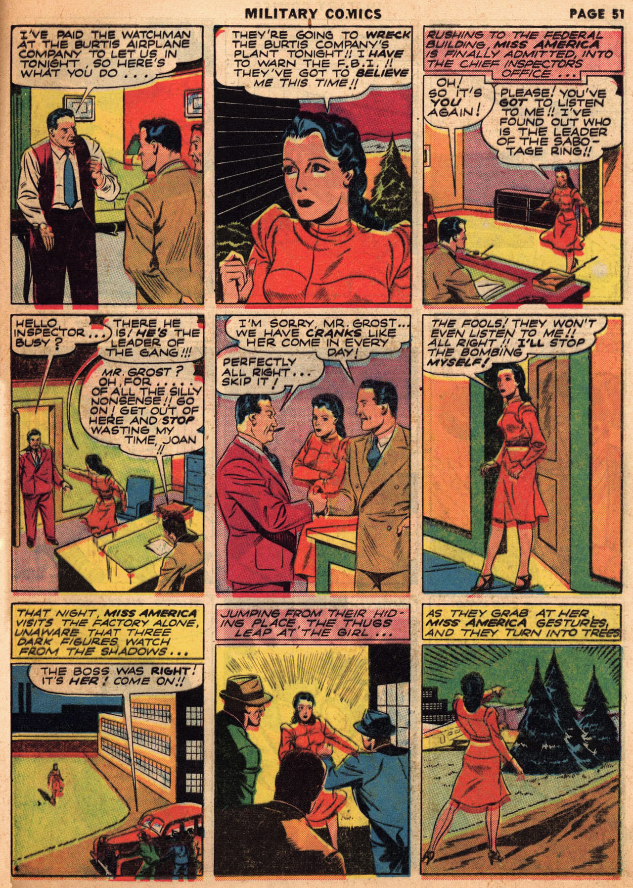 Military Comics #1 (Quality Comics), page 52. Public domain (US).