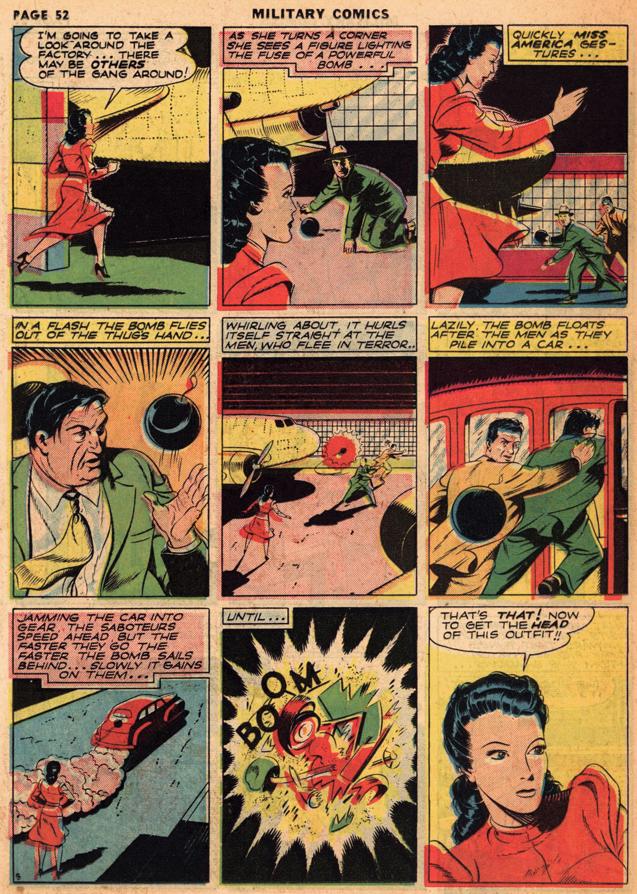 Military Comics #1 (Quality Comics), page 53. Public domain (US).