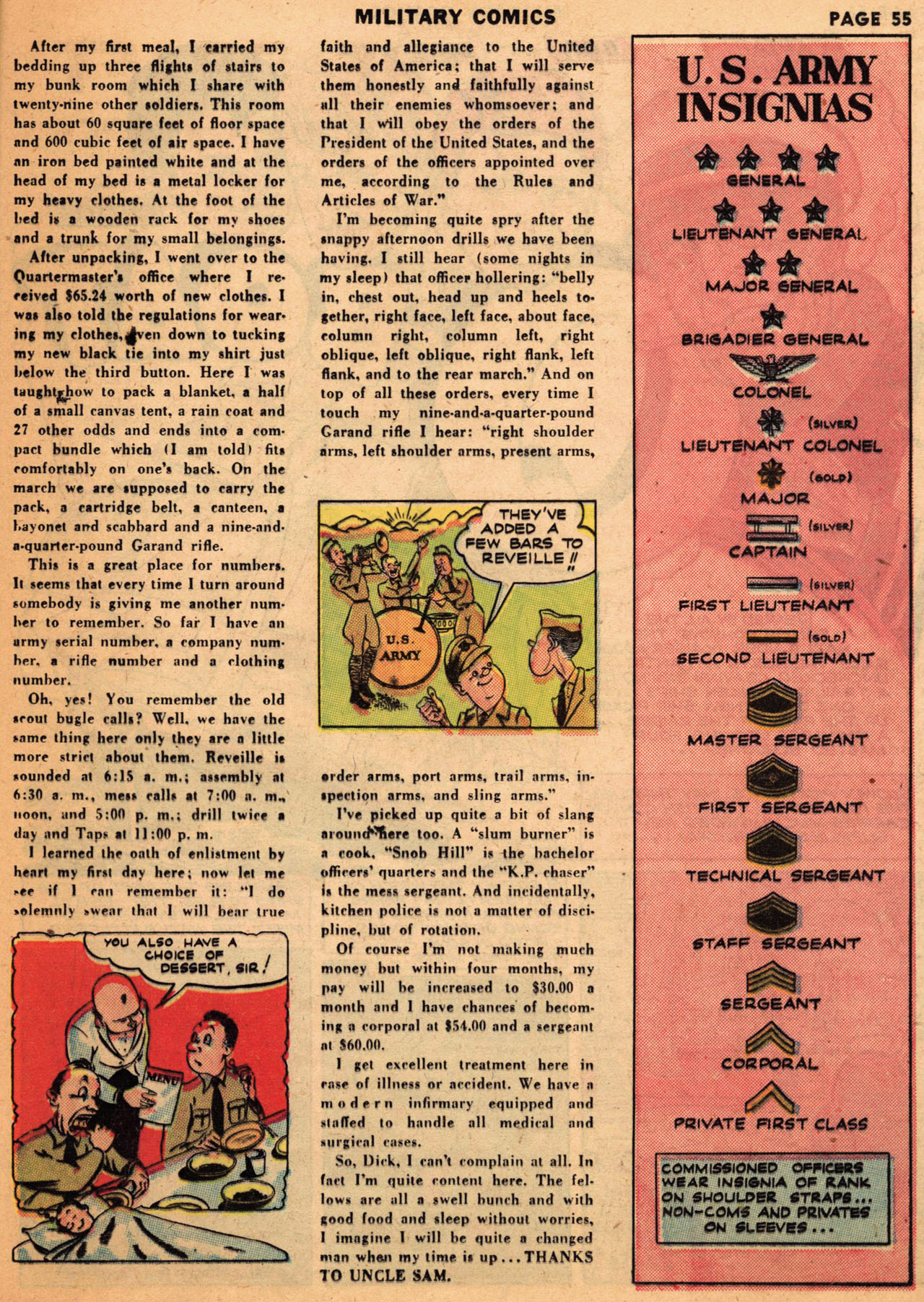 Military Comics #1 (Quality Comics), page 55. Public domain (US).