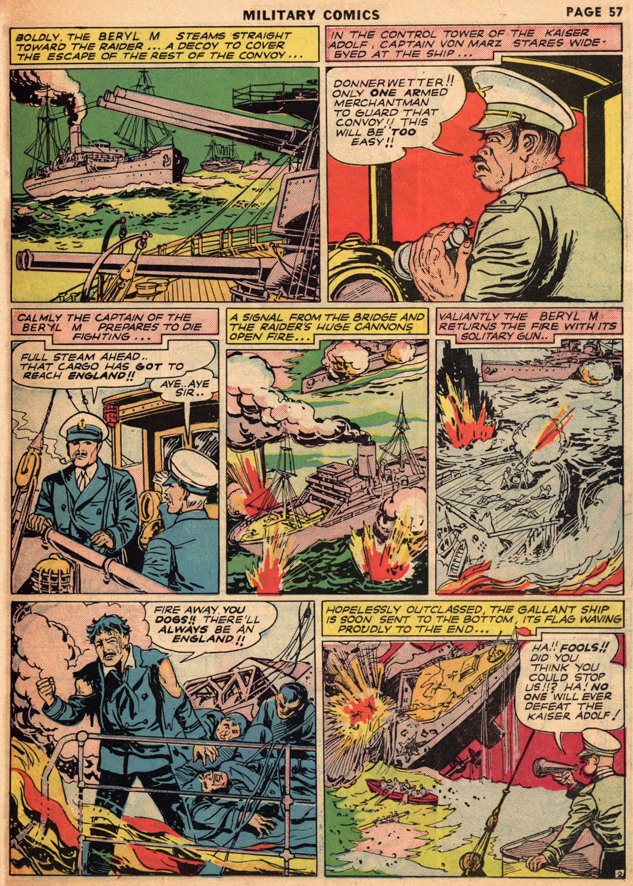 Military Comics #1 (Quality Comics), page 57. Public domain (US).