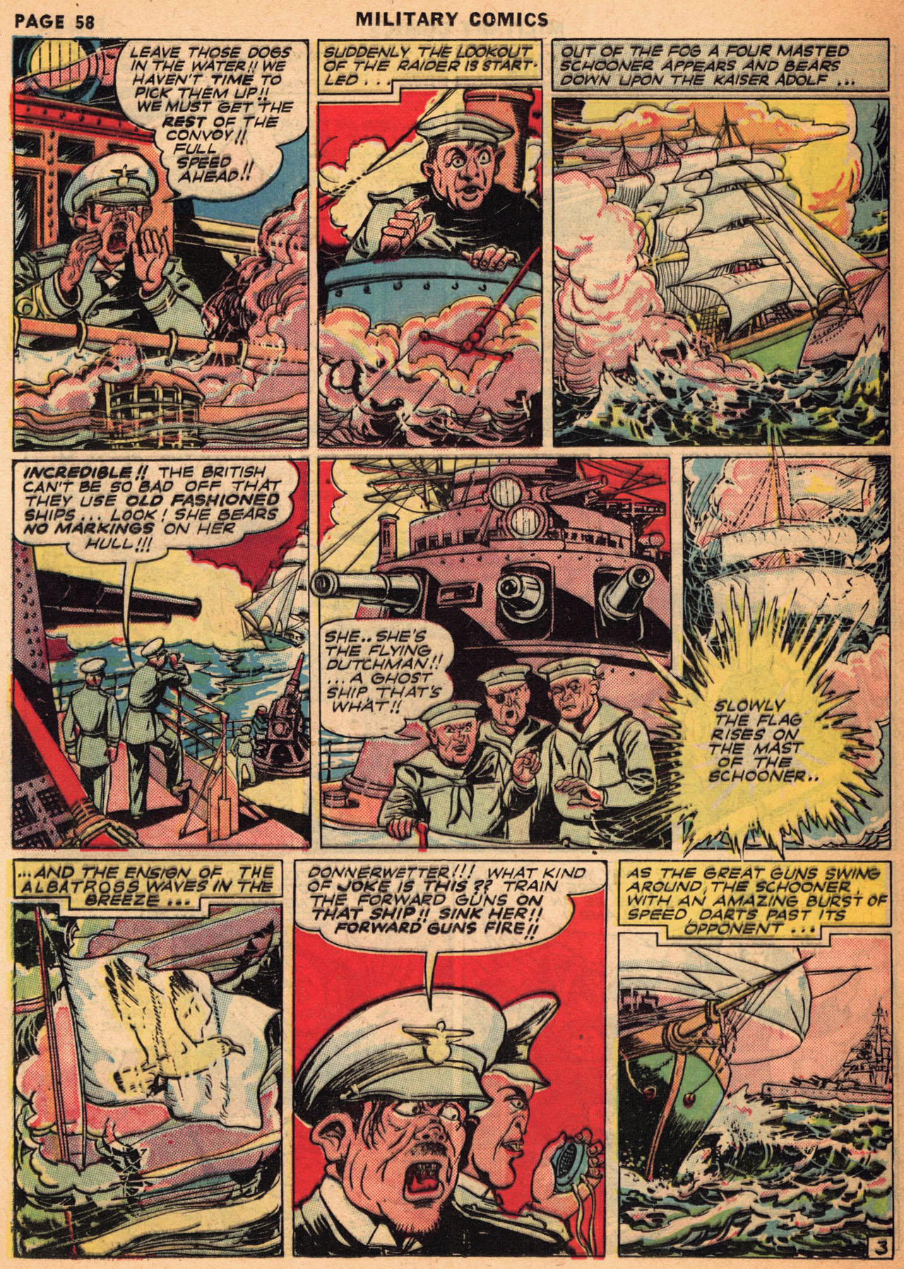 Military Comics #1 (Quality Comics), page 58. Public domain (US).