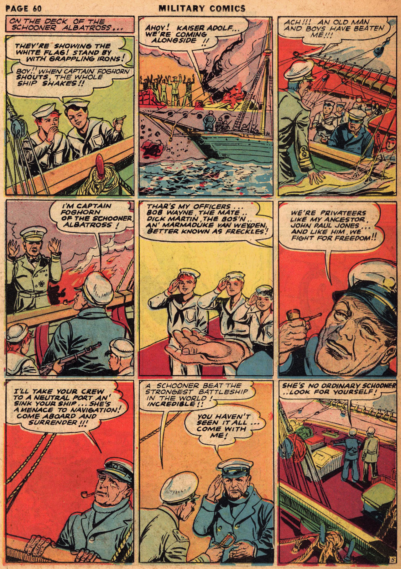 Military Comics #1 (Quality Comics), page 60. Public domain (US).