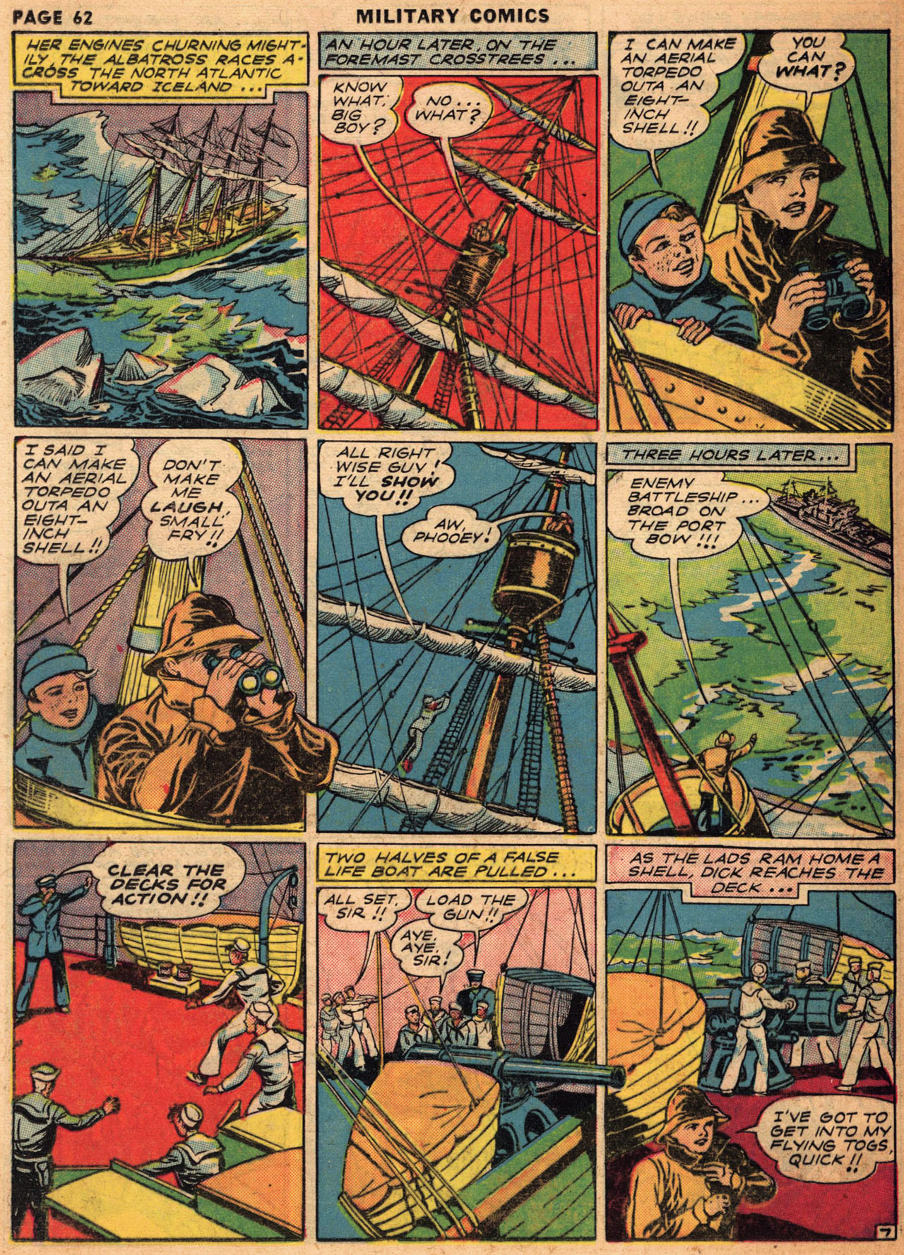 Military Comics #1 (Quality Comics), page 62. Public domain (US).