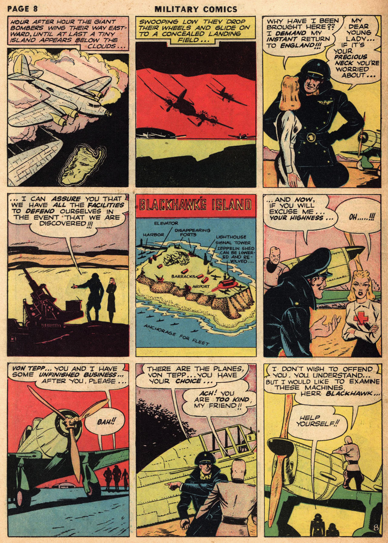 Military Comics #1 (Quality Comics), page 10. Public domain (US).