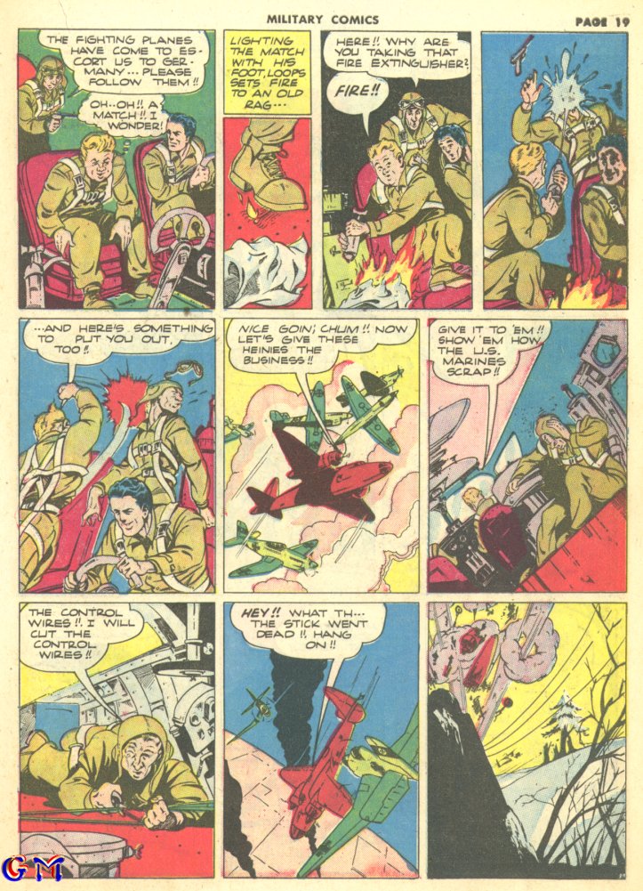 Military Comics #10 (Quality Comics), page 21. Public domain (US).