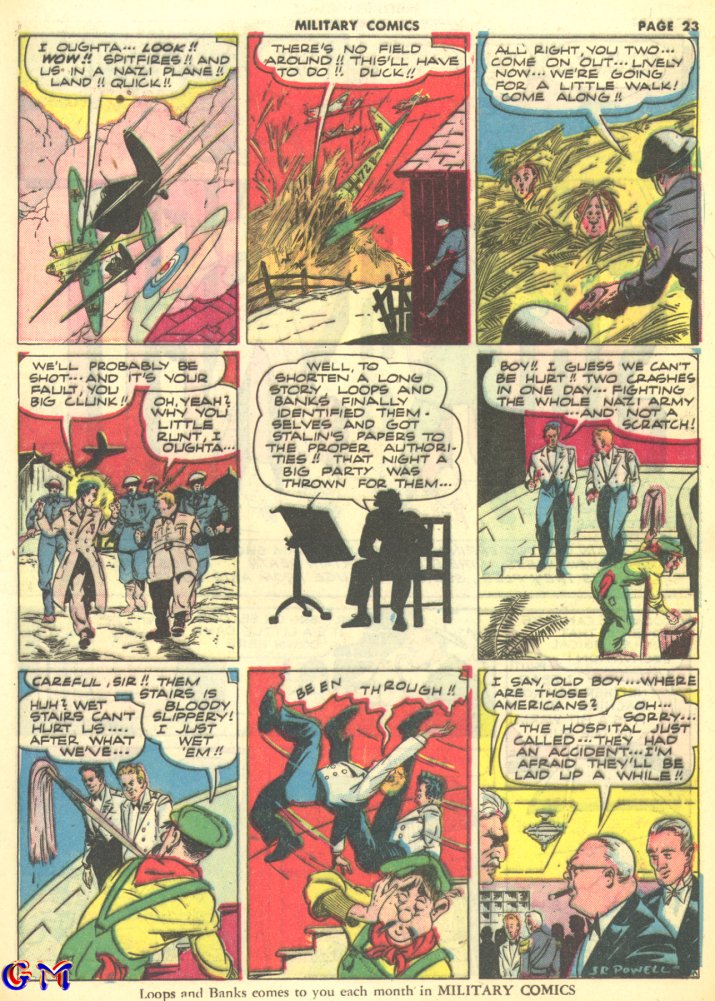 Military Comics #10 (Quality Comics), page 25. Public domain (US).