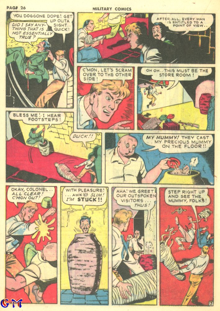 Military Comics #10 (Quality Comics), page 28. Public domain (US).