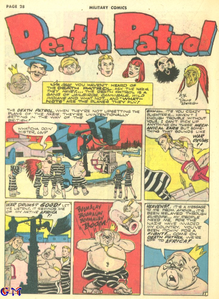 Military Comics #10 (Quality Comics), page 30. Public domain (US).