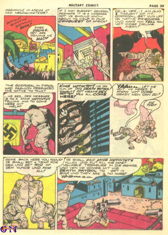Military Comics #10 (Quality Comics), page 31. Public domain (US).