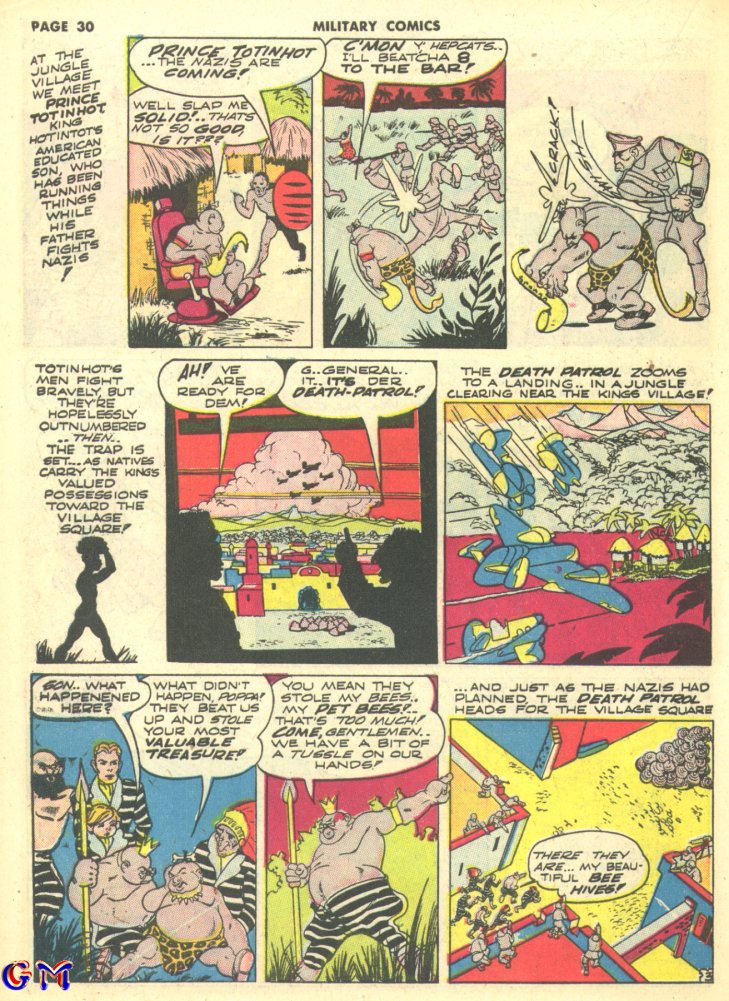 Military Comics #10 (Quality Comics), page 32. Public domain (US).