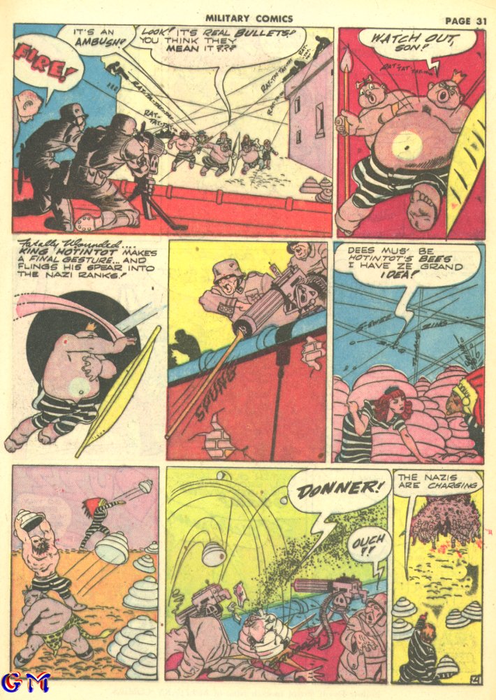 Military Comics #10 (Quality Comics), page 33. Public domain (US).