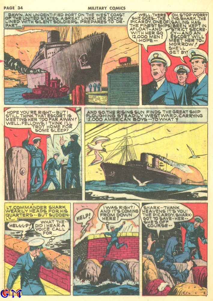 Military Comics #10 (Quality Comics), page 36. Public domain (US).