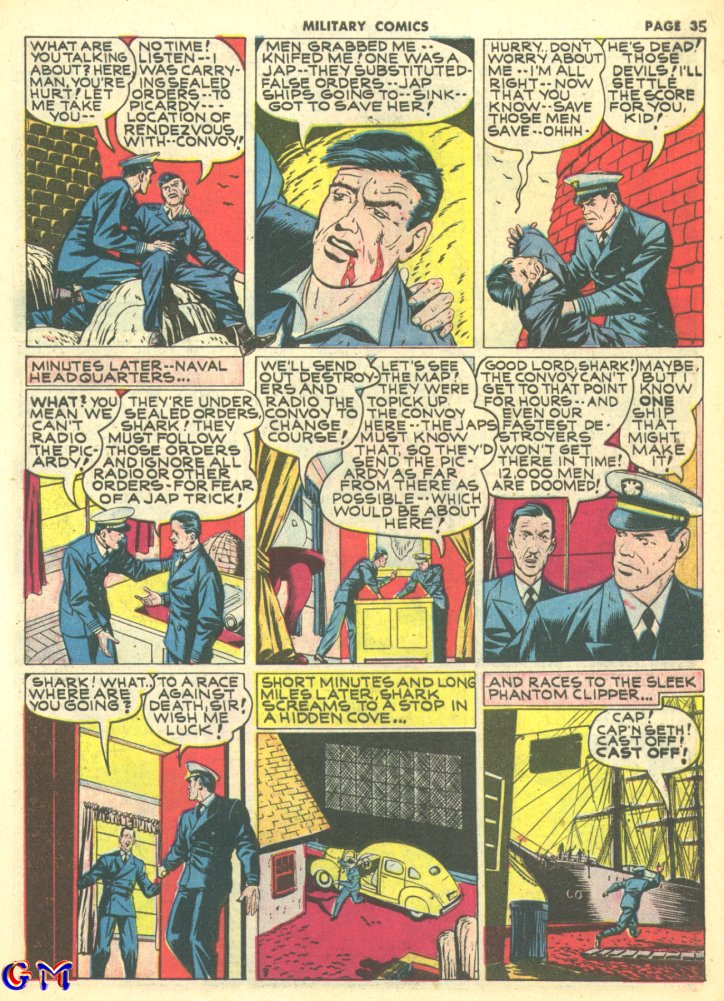 Military Comics #10 (Quality Comics), page 37. Public domain (US).