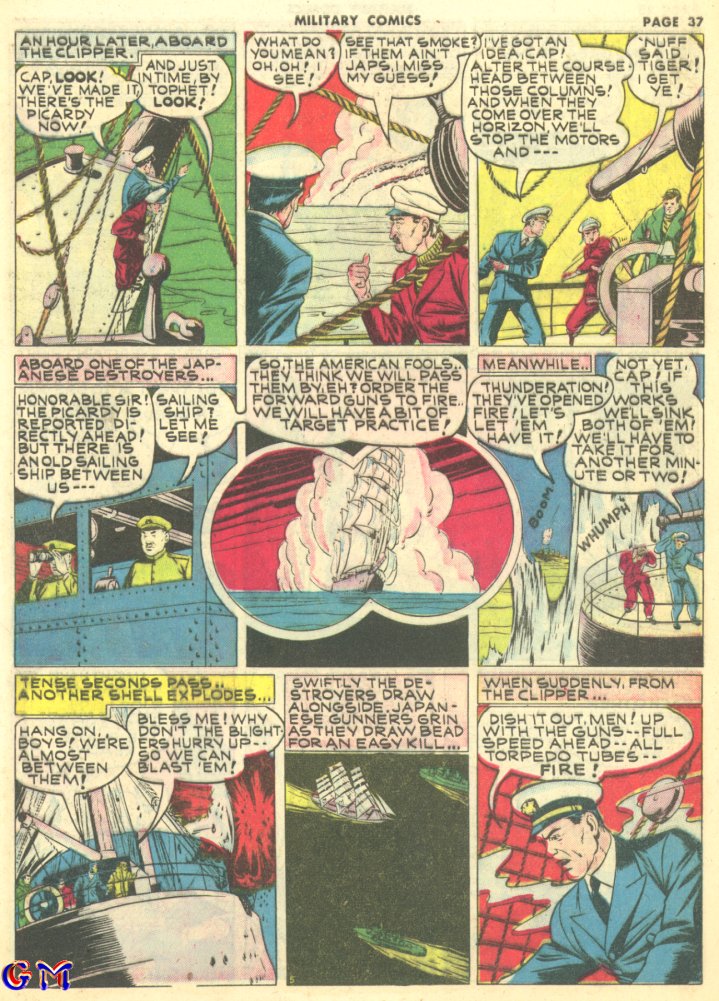 Military Comics #10 (Quality Comics), page 39. Public domain (US).