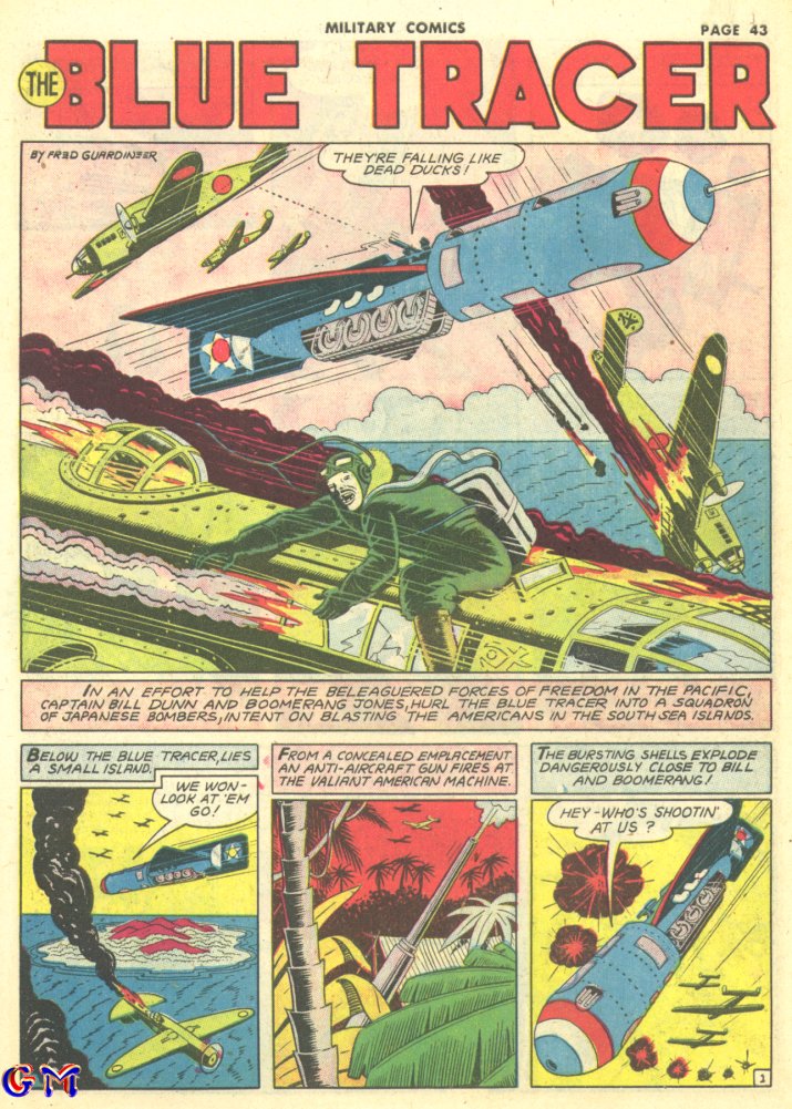 Military Comics #10 (Quality Comics), page 45. Public domain (US).