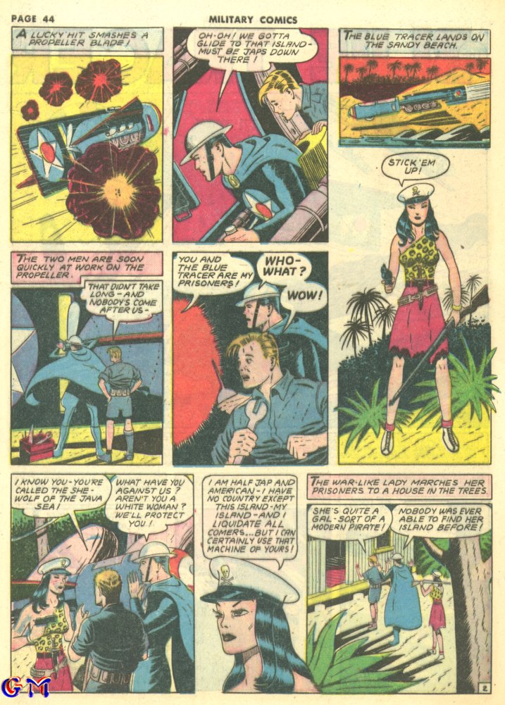 Military Comics #10 (Quality Comics), page 46. Public domain (US).