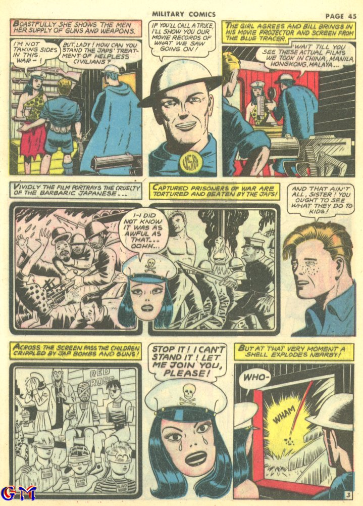 Military Comics #10 (Quality Comics), page 47. Public domain (US).